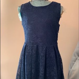 Navy blue knitworks children’s dress